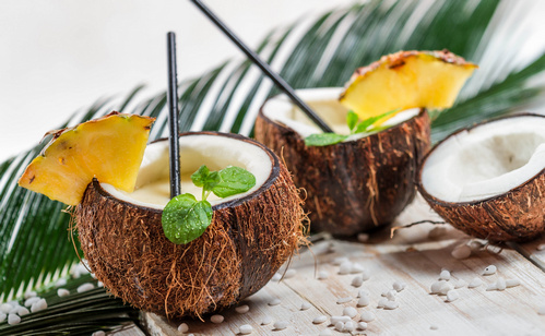 как вскрыть кокос в домашних условиях